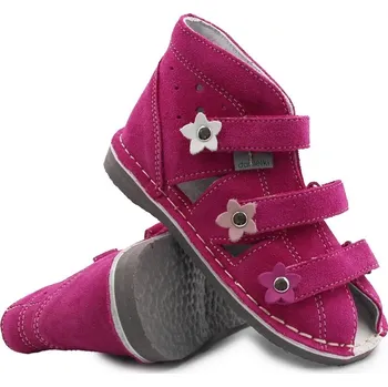 Dámské sandále Ortopedické papuče Danielki fuchsie styrogum - 20