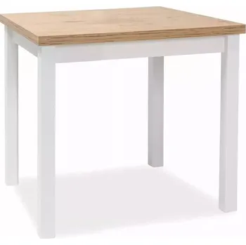 Jídelní stůl Jídelní stůl ADAM, Dub Lancelot / Bílý MAT