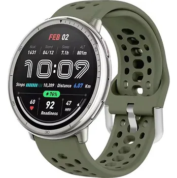 Amazfit silikonový pro Active 2 šedozelený