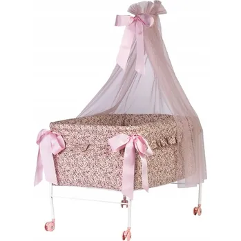 Doplněk pro panenku Postýlka pro panenky Martina s baldachýnem, pro panenky do 46 cm Asi 3712004