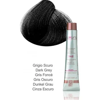 Barva na vlasy Green Light barva na vlasy Luxury Dark Grey - korektor 100 ml