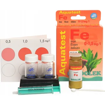 Diagnostický test Zoolek Aquatest Fe Test na stanovení obsahu železa, 30 měření