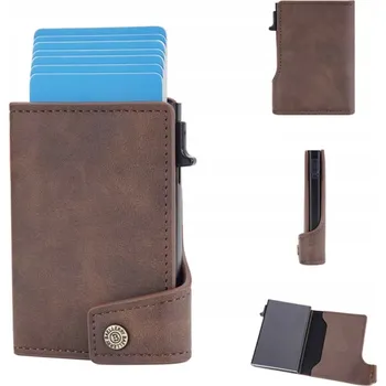 Peněženka MINI WALLET Norman - Tmavě Hnědá KP-36221