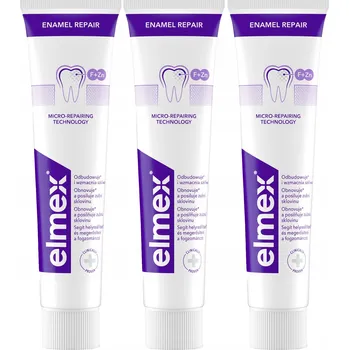 zubní pasta 3x Elmex Enamel Repair F+Zn zubní pasta 75 ml