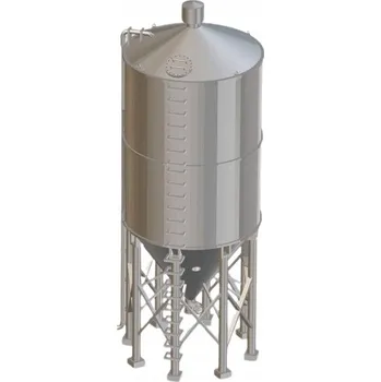 Modelová železnice Silo na cement v měřítku 1:87