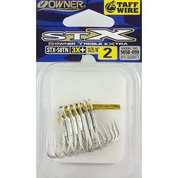 Rybářský háček Trojháčky na přívlač Owner STX-58TN, velikost 1, ks