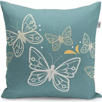 Polštář Sablio Polštář Motýli - 40x40 cm