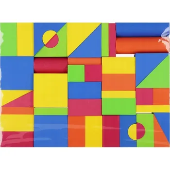 ostatní stavebnice Pěnové Stavebnice 45 ks MEGA CREATIVE 573957