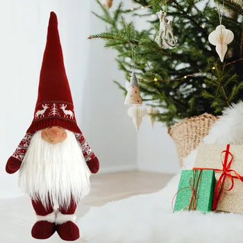 Vánoční dekorace OZDOBA SKŘÍTEK TRPASLÍK GNÓM VÁNOČNÍ DEKORACE VELKÝ Mikuláš VÁNOČNÍ