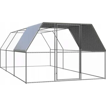 Vidaxl Venkovní klec pro kuřata, 3x6x2 m,