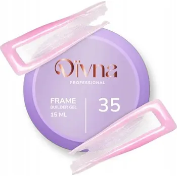 Lak na nehty DIVNA Stavební gel na nehty Frame Builder Gel 35 15 ml
