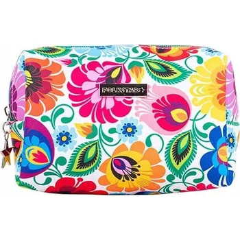 Kosmetická taška Kosmetická taštička Folkstar Lowicka bílá, vícebarevná