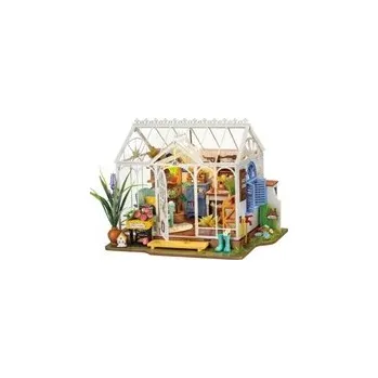 3D puzzle RoboTime 3D Dřevěné puzzle Vysněný zahradní dům