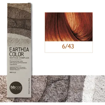 Barva na vlasy BBcos barva na vlasy Earthia Color 6/43 100 ml