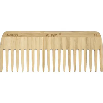 hřeben Sibel dřevěný hřeben na vlasy Bamboo B3