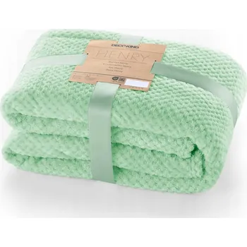 Prostěradlo DecoKing Deka z mikrovlákna 220x240cm mátová