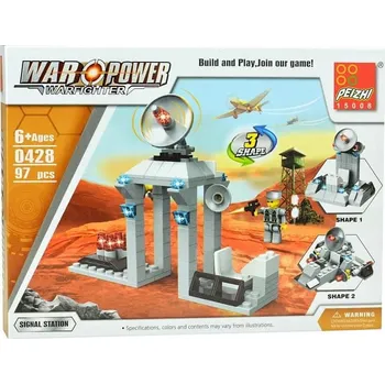 ostatní stavebnice Stavebnice 97 dílků War Power - signální stanice