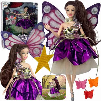 Panenka PANENKA KOUZELNÁ LÉTAJÍCÍ VÍLA S ODNÍMATELNÝMI KŘÍDLY ŠATY – DOPLŇKY