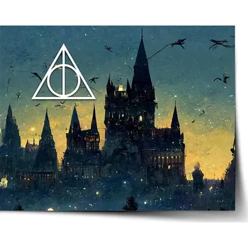 Plakát Sablio Plakát Noční Bradavice - 60x40 cm