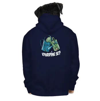 Pánská mikina Bastard Vykropíme se pánská mikina na zip Navy