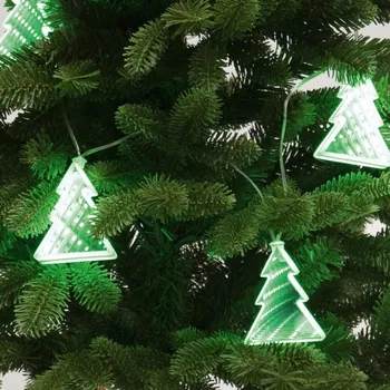 Vánoční dekorace Decorand LED vánoční girlanda Vánoční stromeček 30+100cm