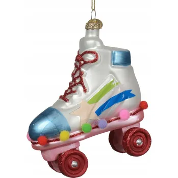 Vánoční dekorace Vánoční Baňky ve tvaru vánoční koule 11,2 cm 1 ks