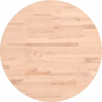 Konferenční stolek Deska stolu, Ø50x2,5 cm, kulatý, masivní dřevo