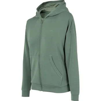 Dámská mikina Dámská Mikina na jógu 4F zelená H4Z22-BLD041 XS