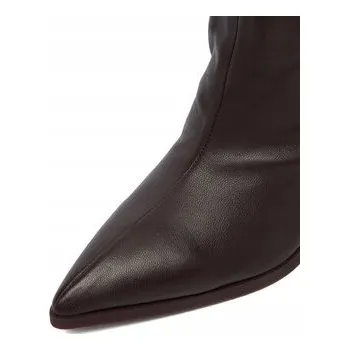 Dámské kozačky Gino Rossi dámské kozačky EO-SLT2636-1203-3R hnědé