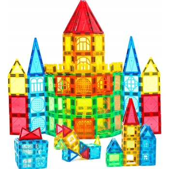 ostatní stavebnice Sada vzdělávacích puzzle MAGNETICKÝCH STAVEBNÍCH STAVEBNICE , 8 ks 6 Ks