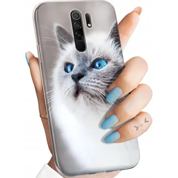 Pouzdro na mobilní telefon Zadní Kryt Hello Case pro Xiaomi Redmi 9 šedý