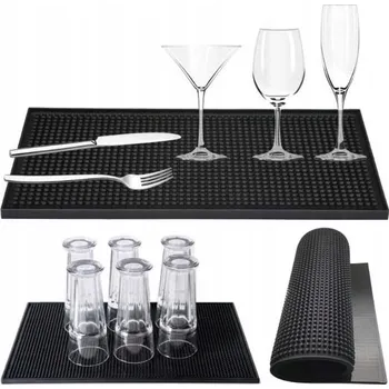 Odkapávač na nádobí BAROVÁ PODLOŽKA NA SUŠENÍ NÁDOBÍ ODKAPÁVAČ SUŠÁK BARMANSKÁ XXL 45x30 cm