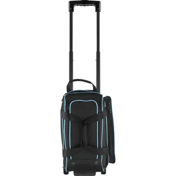 Bowling Vevor Taška na 2 bowling koule, boty do US 16, kolečka, rukojeť 1050 mm