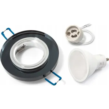 Bodové svítidlo Stropní zapuštěné svítidlo Koloreno 10 W patice GU10, černé