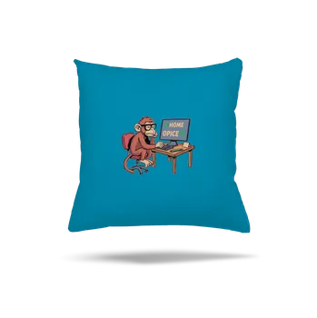 Polštář Bastard Home opice polštář Blue Turquoise