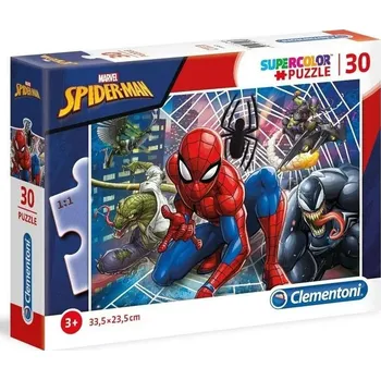 Puzzle Clementoni 30dílné Puzzle Supercolor 30 Spider-Man Puzzle