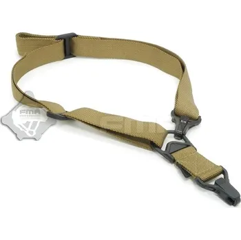 Airsoft FMA Jedno a dvoubodový popruh Multi-Mission MA3 - DE, TAN