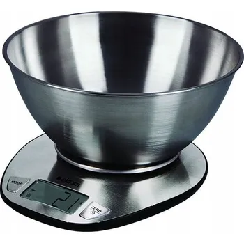 Kuchyňská váha Elektronická kuchyňská váha s miskou ELDOM WK320S, ocelová, stříbrná, 5 kg