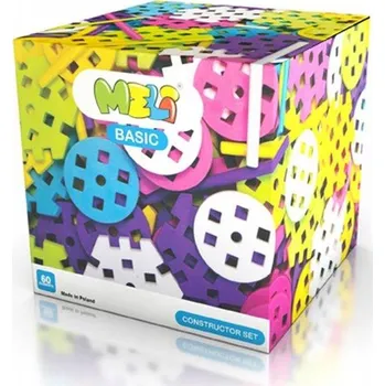 ostatní stavebnice Stavebnice Meli Basic Constructor Girls 60 dílků