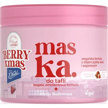 Vlasová regenerace ONLYBIO BERRY XMAS MASKA NA VLASY VŮNĚ ČOKOLÁDA JAHODA 200 ML