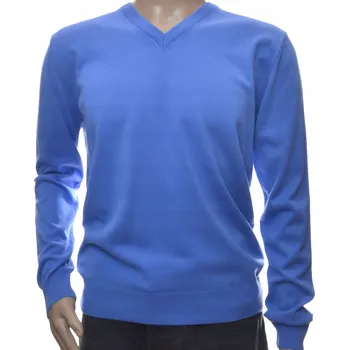 Podprsenka Giovane Ricco svetr niebieski 207 modrý s výstřihem do V, velikost L