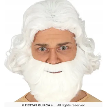 Karnevalová paruka Guirca paruka krátké vlasy bílá