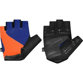 cyklistický dres Pánské cyklistické rukavice Spokey EXPERT, modro-oranžové XL