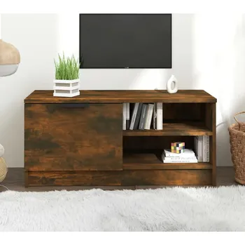 Televizní stolek TV stolek, kouřový dub, 80x35x36,5 cm