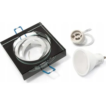 Stropní zapuštěné svítidlo Koloreno 10 W GU10 9 cm, černé