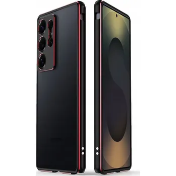 Pouzdro na mobilní telefon Rámeček (bumper) Luphie pro Samsung Galaxy S25 Ultra, černý