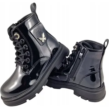 Chlapecké polobotky Dětské lakované kotníkové Kotníkové Boty MISSE 23-9508 černé vel. 29