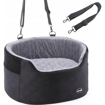 autosedačka pro psa PECUTE Autosedačka pro psy s bezpečnostním pásem a polštářem