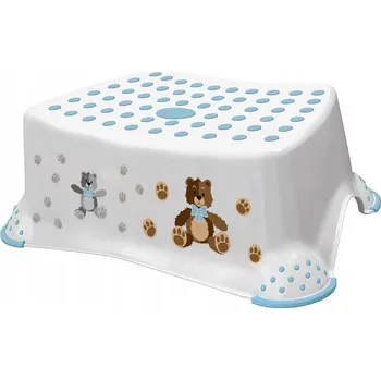 Stolička Keeeper BANKIET 4 děti Židlička se schůdky - Medvídek, 40,5 x 28,5 x 14 cm