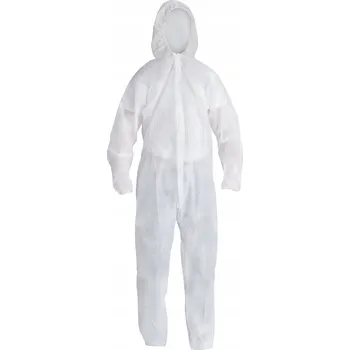 Pracovní obuv Ochranný kombinéza pro malíře a potravinářství 40gsm bílá, velikost XL
